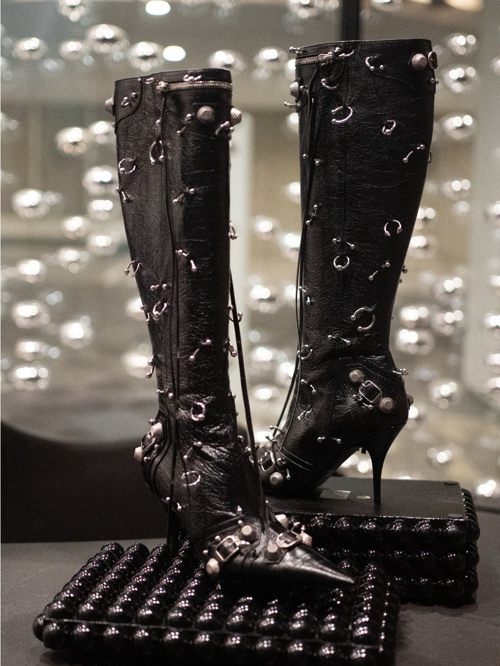 Balenciaga pierced Cagole boots